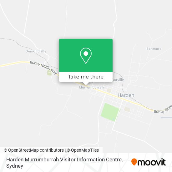Harden Murrumburrah Visitor Information Centre map