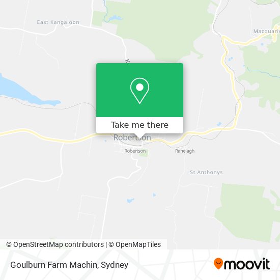 Mapa Goulburn Farm Machin