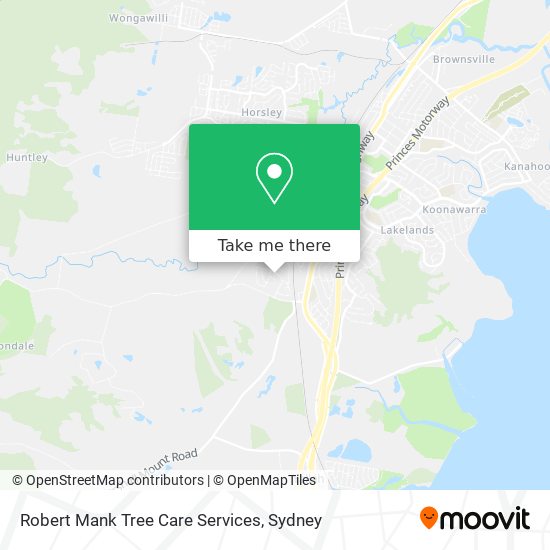 Robert Mank Tree Care Services map