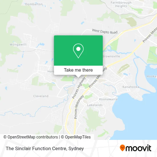 The Sinclair Function Centre map