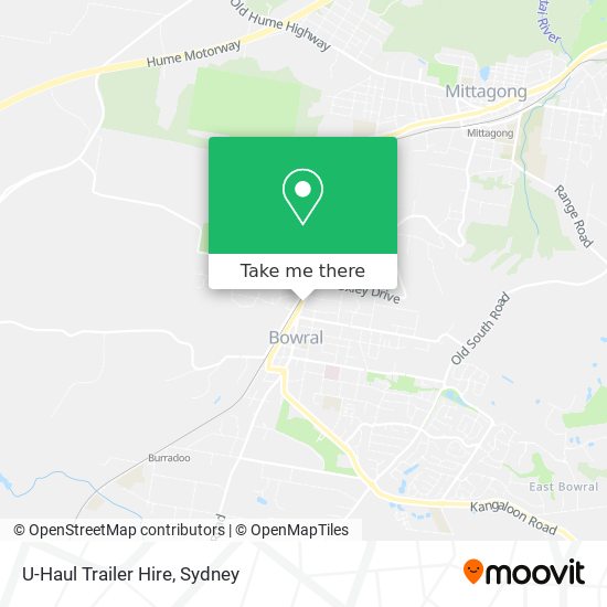 U-Haul Trailer Hire map