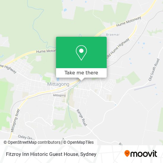 Mapa Fitzroy Inn Historic Guest House