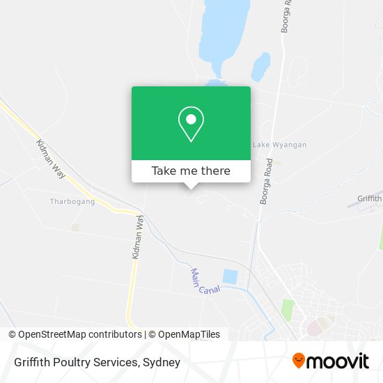 Griffith Poultry Services map