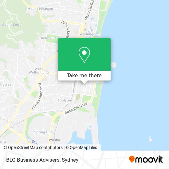 BLG Business Advisers map