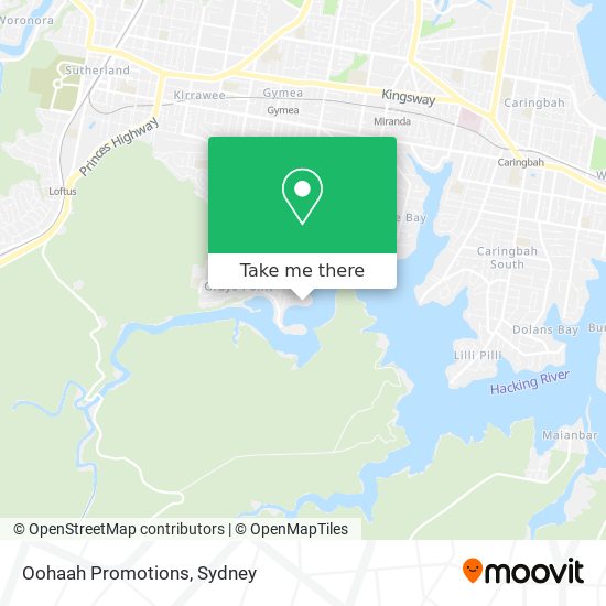 Oohaah Promotions map