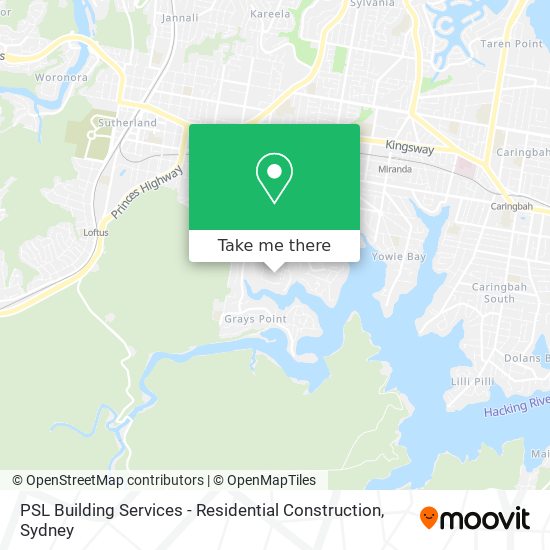 Mapa PSL Building Services - Residential Construction