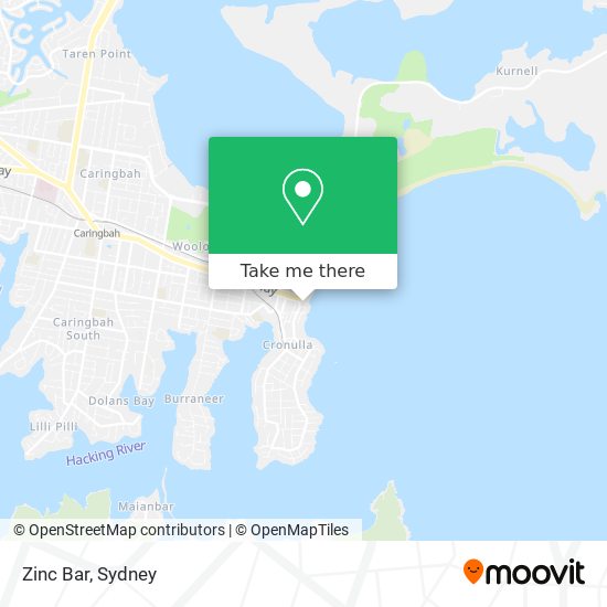 Zinc Bar map