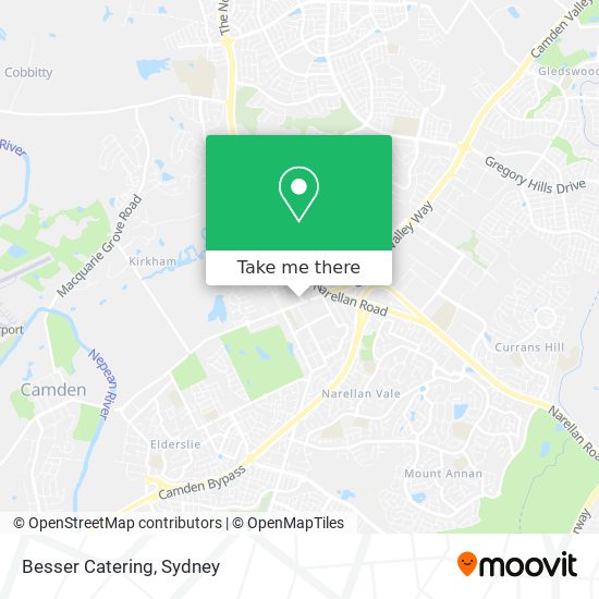 Besser Catering map