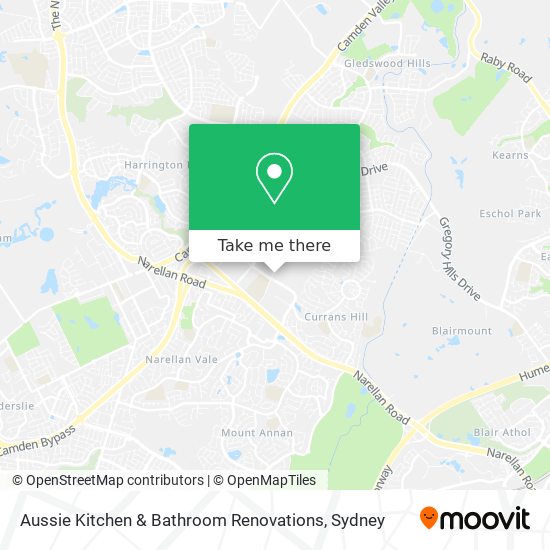 Aussie Kitchen & Bathroom Renovations map