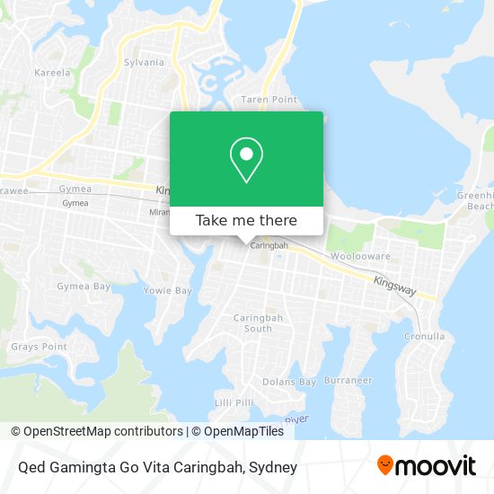 Mapa Qed Gamingta Go Vita Caringbah