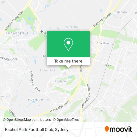 Eschol Park Football Club map