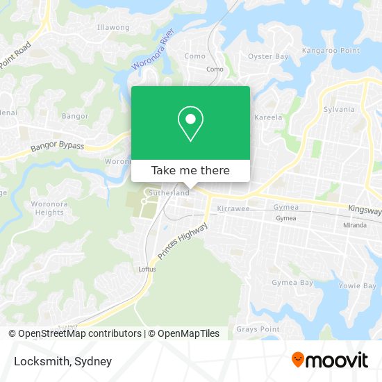 Locksmith map