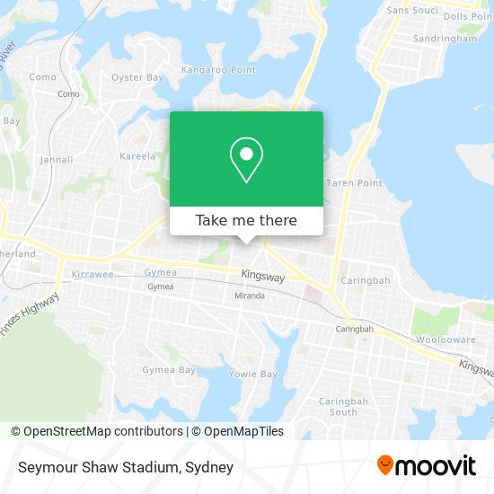 Mapa Seymour Shaw Stadium