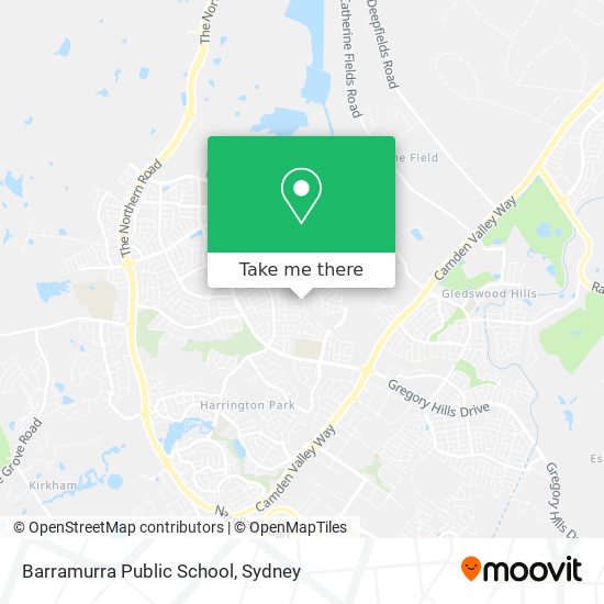 Mapa Barramurra Public School