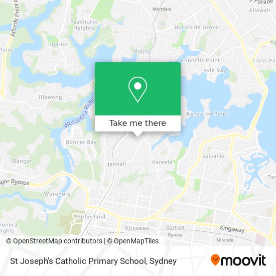 St Joseph's Catholic Primary School map