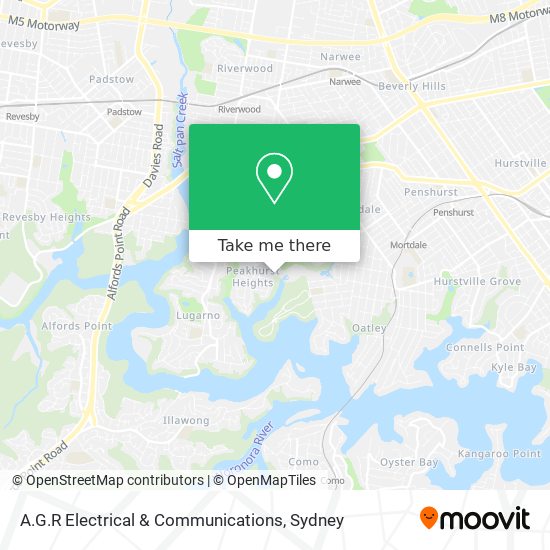 A.G.R Electrical & Communications map