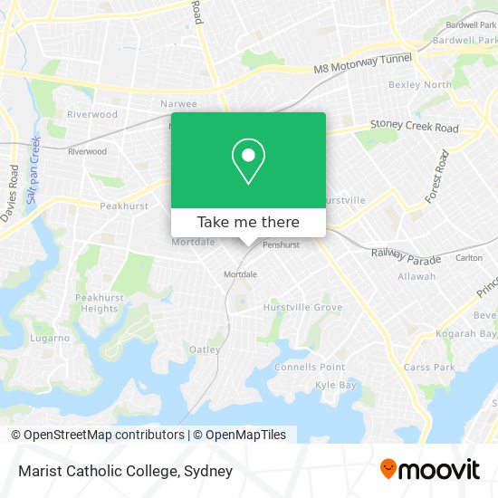 Mapa Marist Catholic College