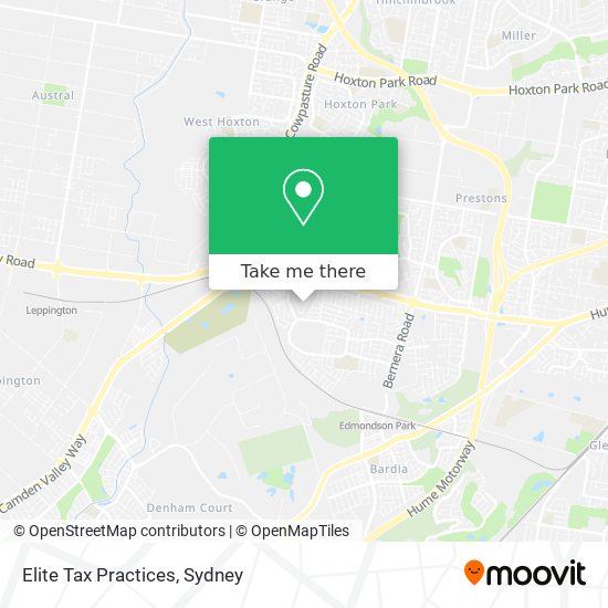 Elite Tax Practices map