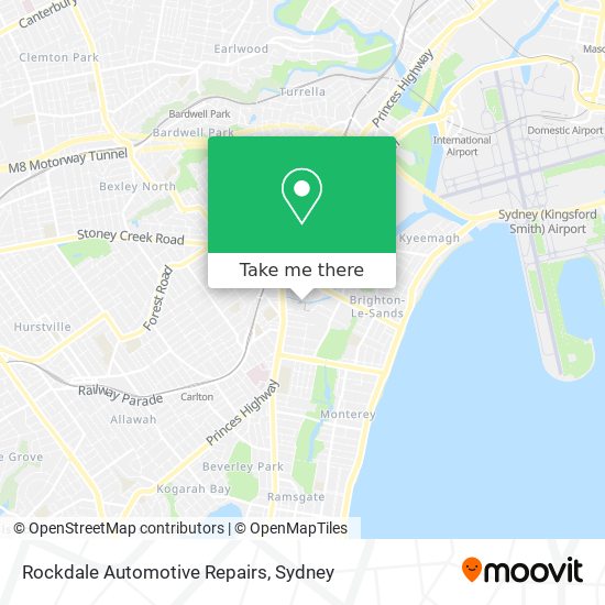 Rockdale Automotive Repairs map