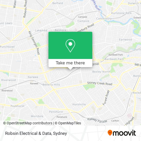 Robsin Electrical & Data map