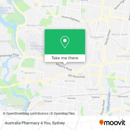 Australia Pharmacy 4 You map