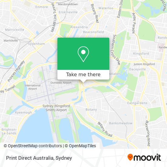 Print Direct Australia map