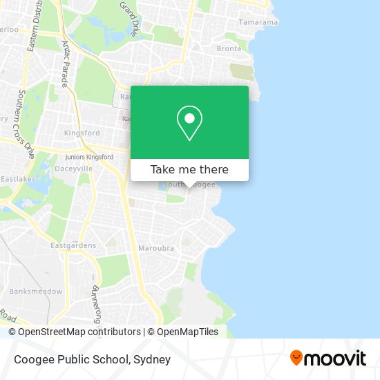 Coogee Public School map