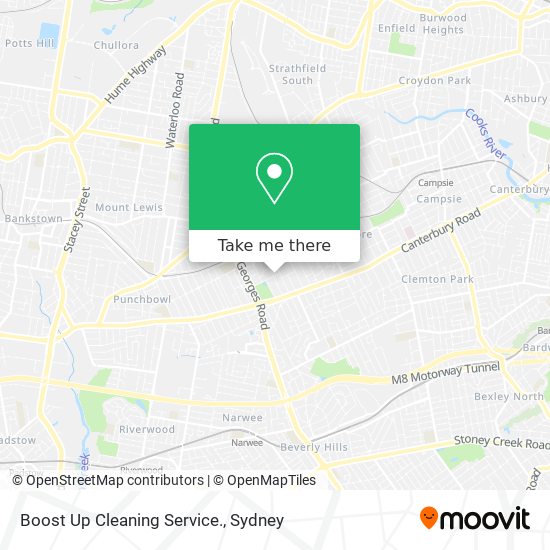 Mapa Boost Up Cleaning Service.