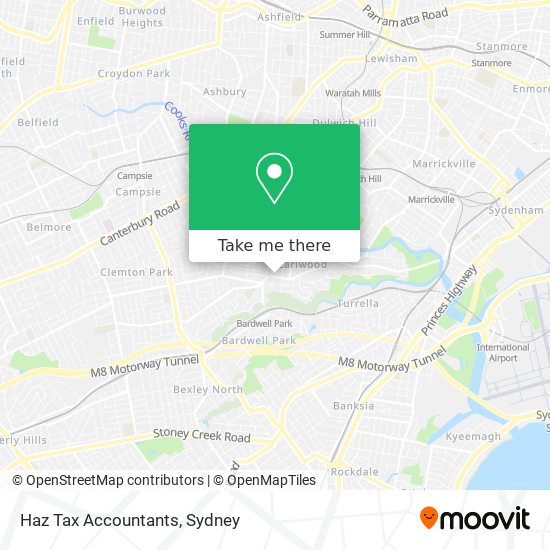 Haz Tax Accountants map