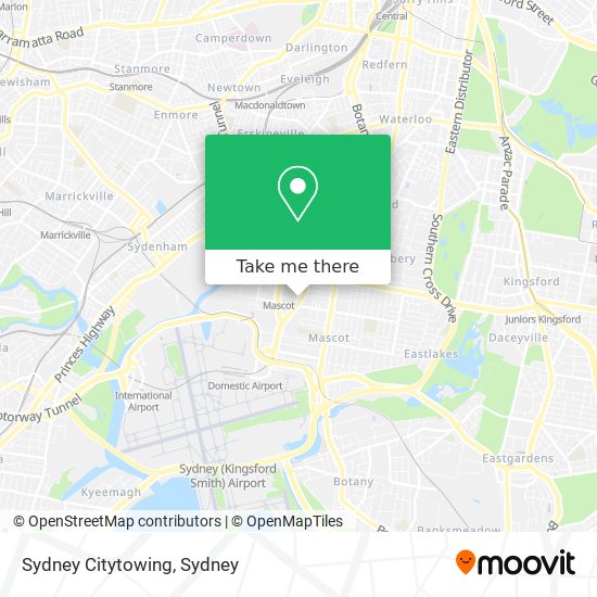 Mapa Sydney Citytowing