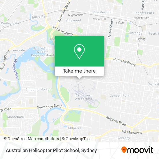 Australian Helicopter Pilot School map