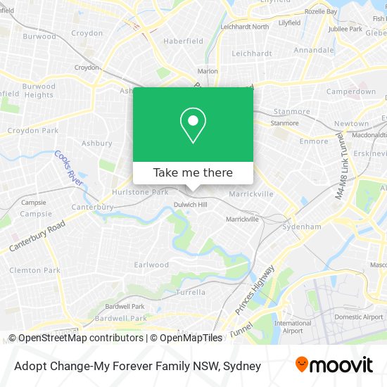 Adopt Change-My Forever Family NSW map