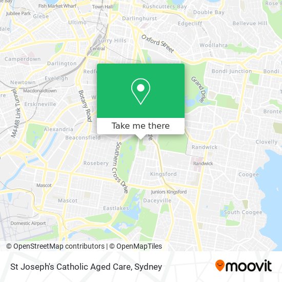 St Joseph's Catholic Aged Care map