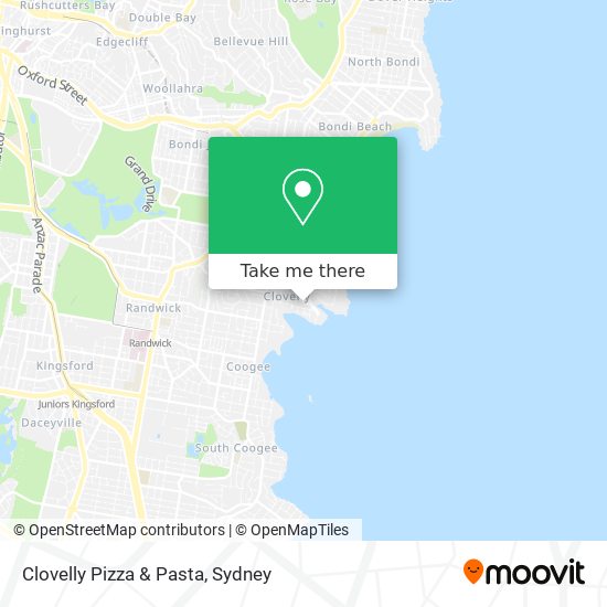 Clovelly Pizza & Pasta map