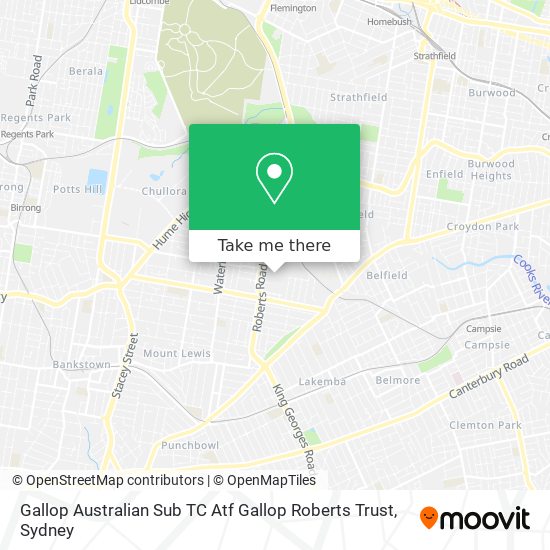 Gallop Australian Sub TC Atf Gallop Roberts Trust map