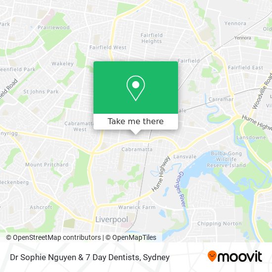 Dr Sophie Nguyen & 7 Day Dentists map