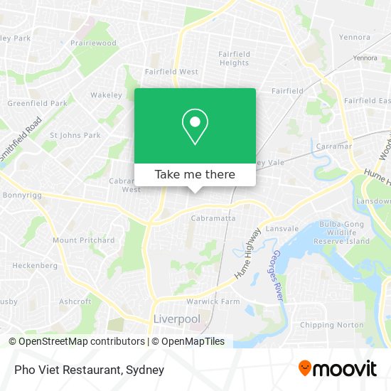 Pho Viet Restaurant map