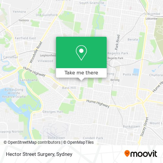 Hector Street Surgery map