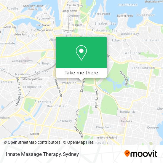 Innate Massage Therapy map