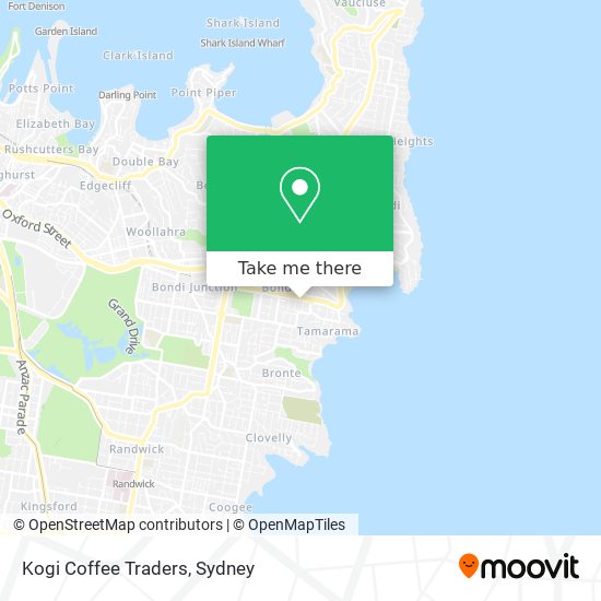 Kogi Coffee Traders map