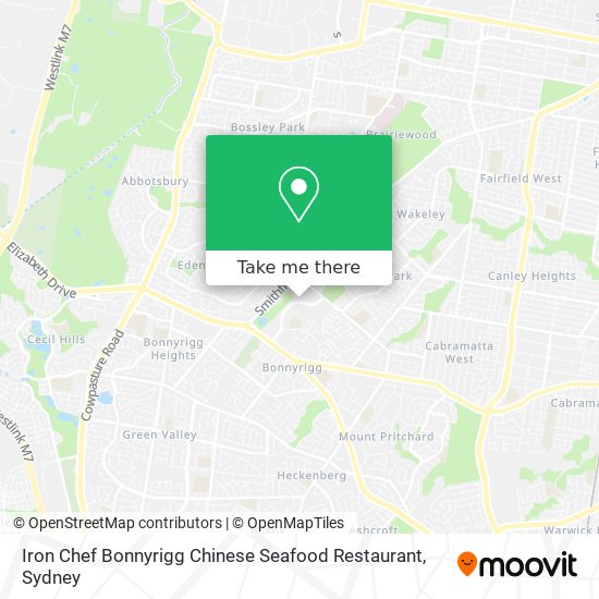 Iron Chef Bonnyrigg Chinese Seafood Restaurant map