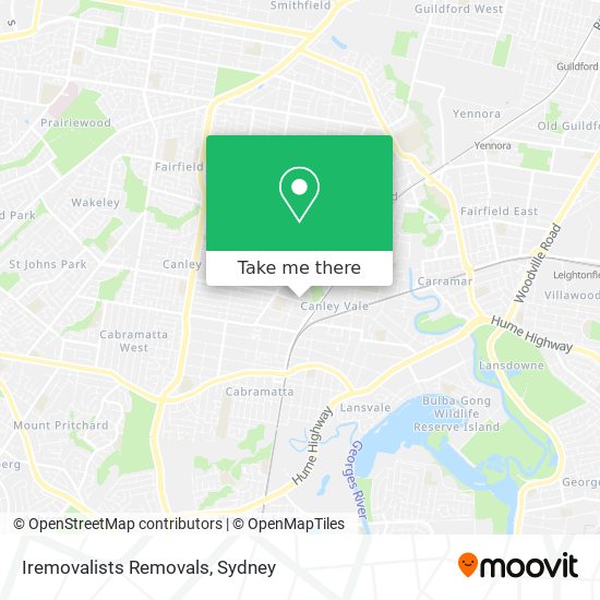 Iremovalists Removals map