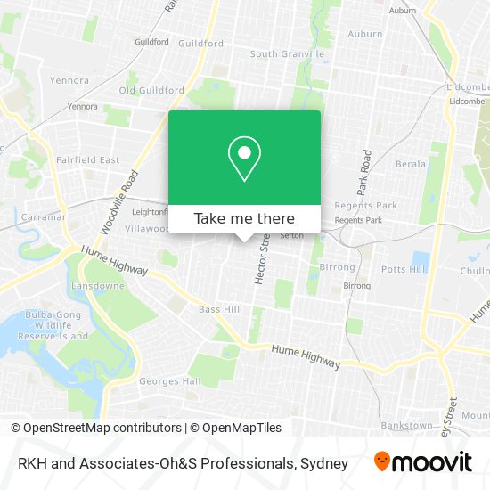 RKH and Associates-Oh&S Professionals map