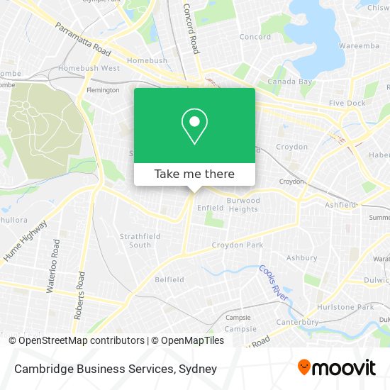 Mapa Cambridge Business Services