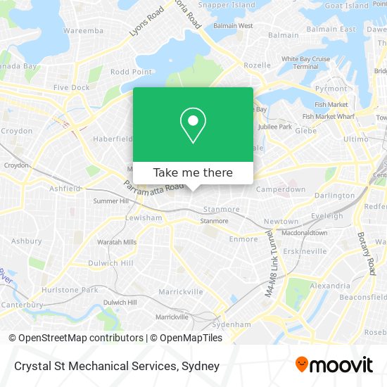 Mapa Crystal St Mechanical Services