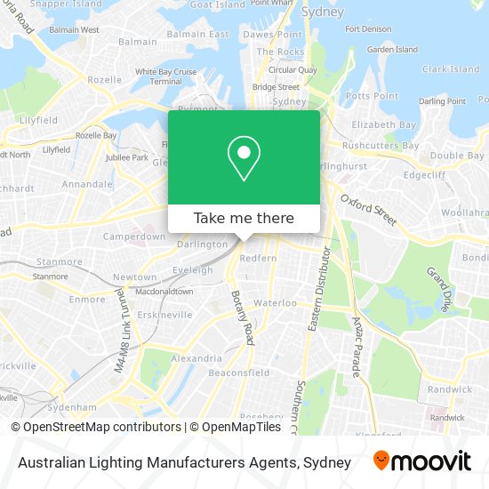 Mapa Australian Lighting Manufacturers Agents