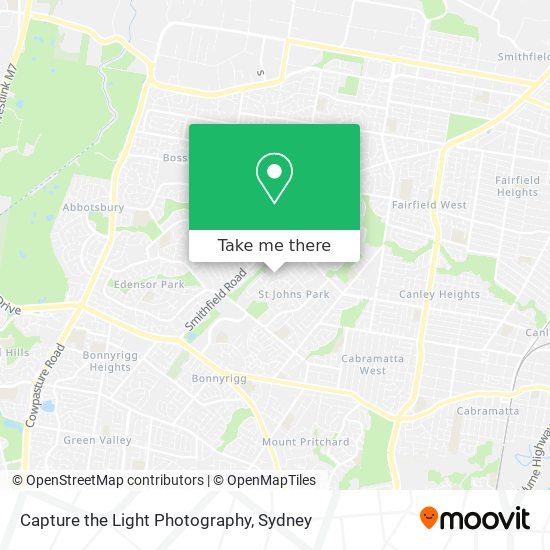 Capture the Light Photography map