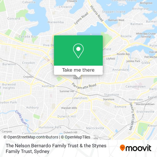 Mapa The Nelson Bernardo Family Trust & the Stynes Family Trust