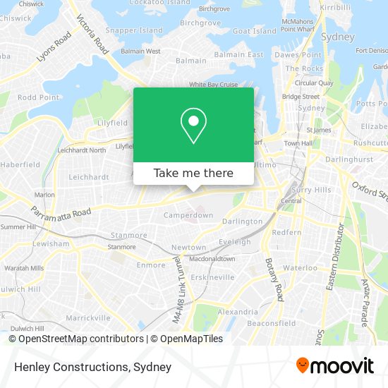 Henley Constructions map