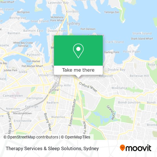 Therapy Services & Sleep Solutions map